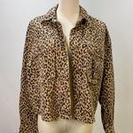 American Eagle Animal Print Button Down Photo 0