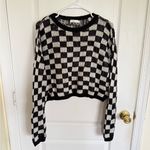 ALC Frank A.L.C Remington Checkered Knit Sweater Photo 3