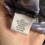 Dana Buchman Vintage Y2K  Black & Blue Speckled Wrap Dress Photo 4