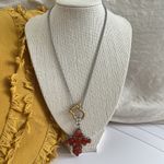 Carabiner Holder Necklace Stainless Steel Womens Jewelry Gold Photo 4