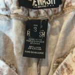 REWASH  | Women's Cheetah Print‎ Linen Blend Festival Pockets Pull On Shorts Sz S Photo 6