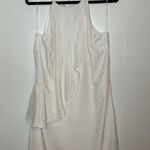 Alice & Trixie  By Angela George Ruffle Sleeveless Halter Neck White Mini Dress M Photo 0