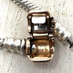 Pandora Disney and more 3 charm sterling & rose gold sterling silver bracelet Photo 11