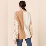 Altar'd State Camilla Animal Colorblock Pullover Sweater Photo 1