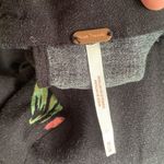 Free People  Black Dress with Flowers open Back M Photo 4