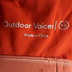 Outdoor Voices Key Sports Bra TechSweat Crossback Padded Stretch Orange XS Photo 2