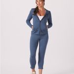 Glyder
On The Go Lightweight Zip Up Hoodie: Washed Blue Marble Photo 2