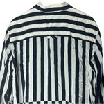 AYR  Button Down Striped Long Sleeve Shirt Blouse Medium Photo 7