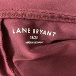 Lane Bryant  Burgundy Faux Wrap Top Photo 3