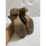 Madewell  Ankle Boot Bootie Sz6 Joni Suede Chelsea Block Heel Greenish Italy Made Photo 3