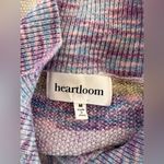 Heartloom  Tight Knit Cropped Striped Sweater Size M Photo 7