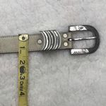 Belts by Simon Vintage Cream Leather Belt Sz S Photo 2