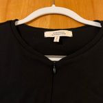 Dorothee Schumacher Classic Black Long Sleeve Lace Hem Zipper Front NWOT Size 6 Photo 2
