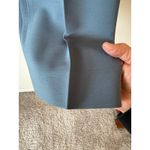 Max Mara Dress Pants Blue Gray Wool Trousers ankle straight leg Made in Italy Size 10 Photo 3
