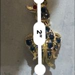 Prissy Poodle Swarovski Crystals Brooch Gold Photo 9