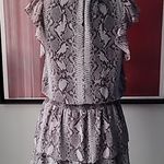 1. State Short Sleeve Smocked Waist Layer Mini Dress, Size Sm, Color RICHBLKCOM Photo 4