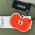 Cider  Jumpsuit Square Scoop Neck Wide Leg Short Sleeve Olive Green‎ 0XL 12 14 Photo 10