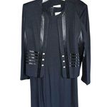 Perceptions Vintage Elegant Black Women's set Jacket and Dress Photo 0