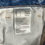 American Eagle  Distressed Mom Jeans Size 0 – Ripped Straight Leg Photo 7