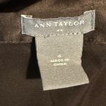Ann Taylor  Women's Chocolate Brown Side Zip Blouse Photo 5