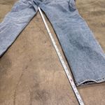 EXPRESS  super high rise distressed ripped mom jean Photo 3
