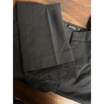 ZARA  Basic Black Trouser Pants Work Career Basic Lace Hem Pockets Simple Capsule Photo 4
