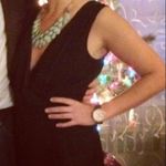 Keepsake Little Black Sleeveless Open Back Dress Size S Photo 3