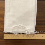 Articles of Society Carly Skinny Crop White Distressed Jeans Raw Hem sz 24 Photo 13