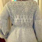Elegant Gray Women's Sweater Dress Size M Photo 2
