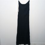 Cassandra Stone black silk dress/ strapless dress size 4 Photo 1