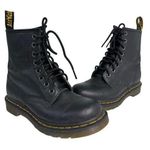 Dr. Martens 11821 Black Leather 8 Eye Mid Boots 6 Photo 0