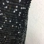 Free People NWT  Gisele Sequin Mini Dress Black Silver Off Shoulder Cocktail Photo 13