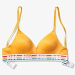 PINK - Victoria's Secret  Yellow Wear Everywhere T-Shirt Lightly Lined Bra 36D Photo 1