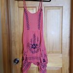 Free People Meadows of Medallion coral dress/ tunic, coverup- embroidered Photo 1