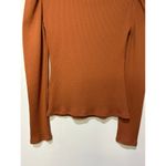 7 For All Mankind Puff Sleeve Square Neck Ribbed Top Size Small NWT Long Sleeves Photo 10