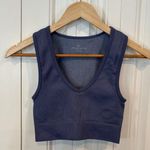 Aerie Offline By Blue Ribbed Cropped Tank Top Size XS Photo 0