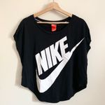 Nike Black Graphic Crewneck Square Tee Shirt US Small Photo 0