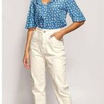 Sézane Pomme Blouse, Mini Blue Flower, FR38/US6 Photo 2