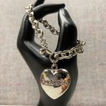 Danburry Mint Ohio State Buckeyes Heart Charm Toggle Bracelet Silver Tone Photo 5