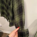 Terra & Sky Plaid Flannel Top Photo 4