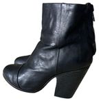 Rag and Bone  Newbury Black Leather Newbury Ankle Booties Size 6 Photo 4