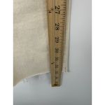 Madewell Mid-Rise Stovepipe Jeans 30 Tall Cream Ivory Straight Ankle Raw Hem Photo 6