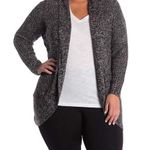 Derek Heart NWT Black Gray Sweater Cardigan New Photo 0