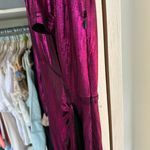 Lulus Magenta Metallic Cocktail Dress Photo 4