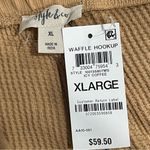 Style & Co NWT  Icy Coffee Waffle-Knit Jogger Pants with Pockets Size XL Photo 6