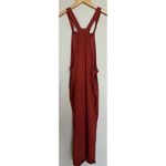 Hollister Women's Orange Overalls Jumpsuit Size S Adjustable Straps Pockets Photo 3