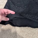 Catalina Black Strapless Tankini Swim Top Women's Size Medium 8 -10 Lace Overlay Photo 1