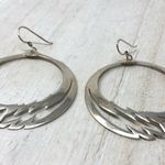 Sterling Silver  vintage hoops, 13.6g Photo 2