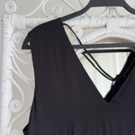 Everlane  Dress Medium The Satin V Neck Maxi Minimalist Quiet Luxury Old Money Photo 4