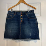 Roxy  High Wasted Denim Skirt Photo 1